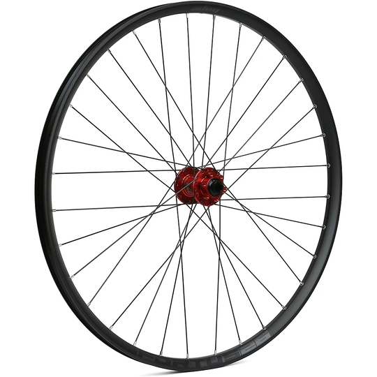 Hope Fortus 26 Mountain Bike Front Wheel - 15 x 100mm - Red, Red