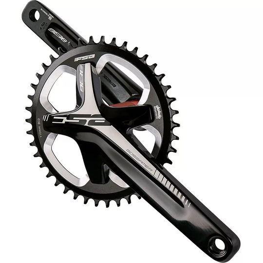 FSA Gossamer Pro ABS Chainset without BB - Black - 38t}, Black