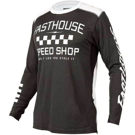 Fasthouse Roam MTB Jersey AW21 - XXL} - Heather Black, Heather Black