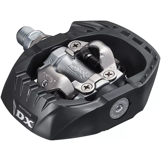 Shimano M647 Clipless SPD MTB Pedals - Black, Black