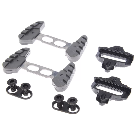 Wellgo CL98R Shimano Road SPD-SL Cleats - Black, Black