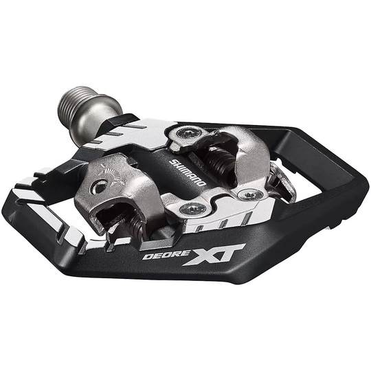 Shimano XT M8120 Mountain Bike SPD Pedals - Black, Black