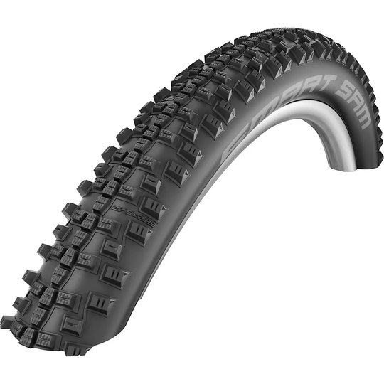 Schwalbe Smart Sam Performance Addix MTB Tyre - Wire Bead - Black, Black