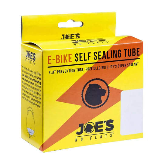 Joe's No Flats Self Sealing MTB Tube - Presta 48mm - Black - 28"}, Black