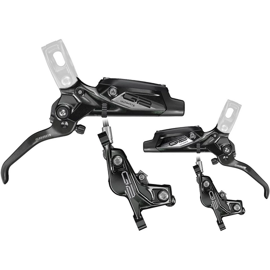 SRAM G2 Ultimate Disc Brake Set - Black - 1550mm}, Black