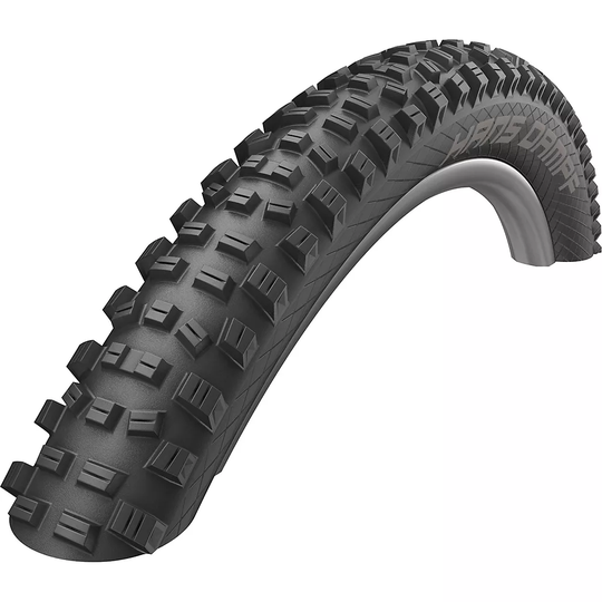 Schwalbe Hans Dampf TLR TwinSkin Easy Bike Tyre - Folding Bead - Black, Black