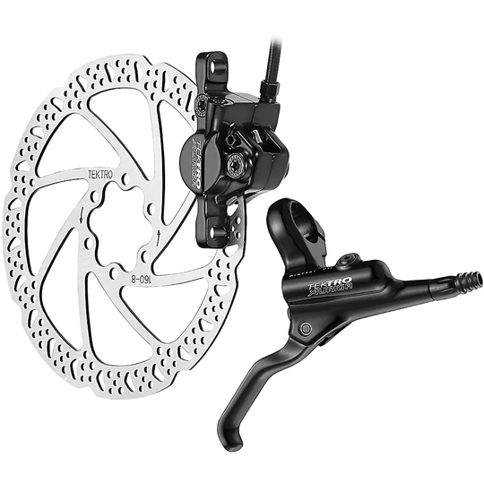 Tektro M291 Rear Hydraulic Disc Brake - 1250mm - Black, Black