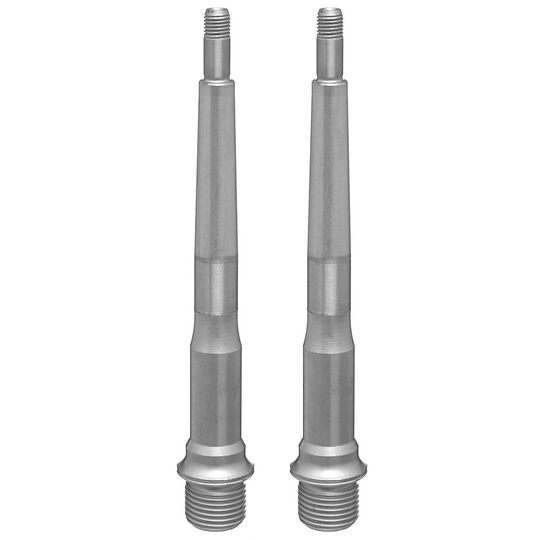 Nukeproof Neutron Evo Flat MTB Pedal CrMo Axle Kit - Silver, Silver
