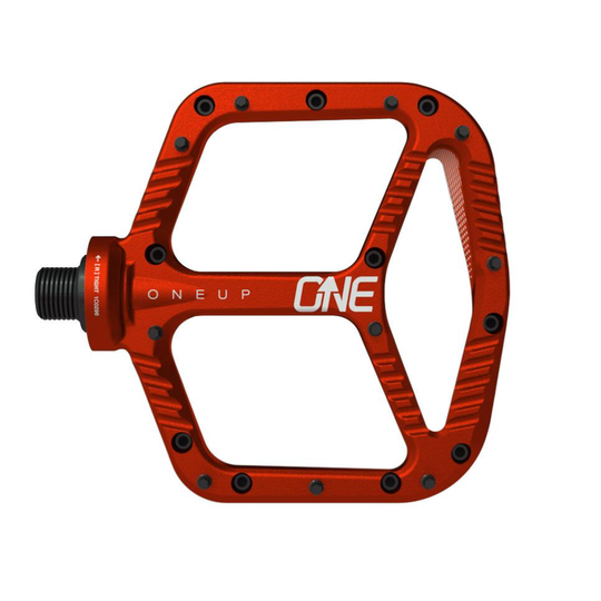 OneUp Aluminum Pedals Red