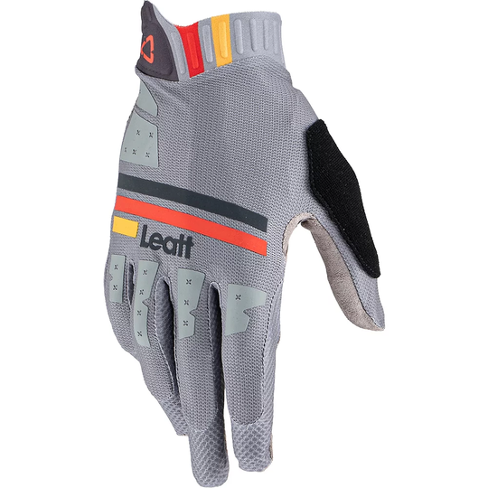 Leatt MTB 2.0 X-Flow Gloves 2023 - S} - Titanium, Titanium