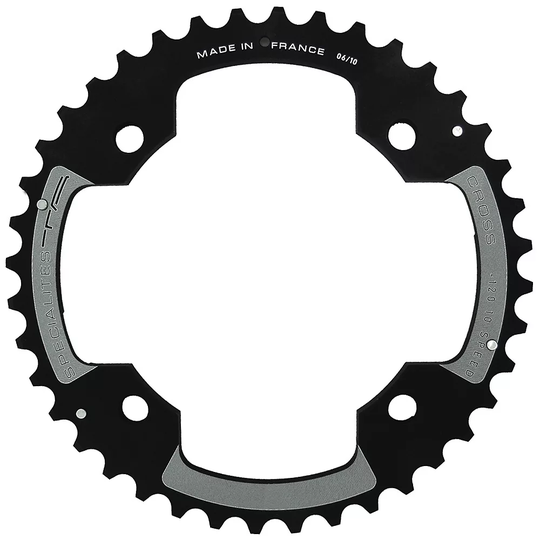 TA Cross MTB Outer Chain Ring (120 BCD) - 4-Bolt - Black, Black