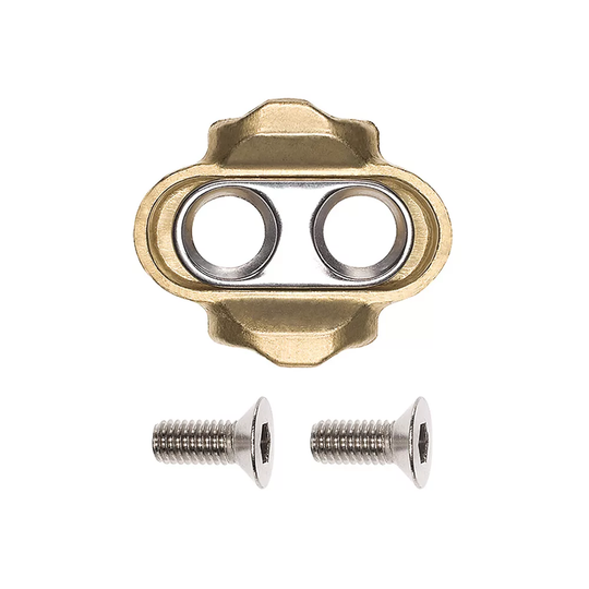 crankbrothers Premium SPD Cleat Pair - Gold - For Eggbeater/Mallet/Candy/Acid/Smarty Pedals}, Gold