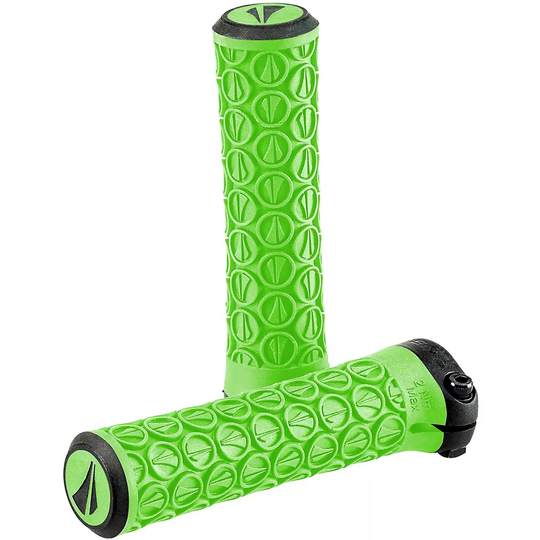 SDG Slater Jr Lock On MTB Handlebar Grips - 115mm} - Neon Green, Neon Green