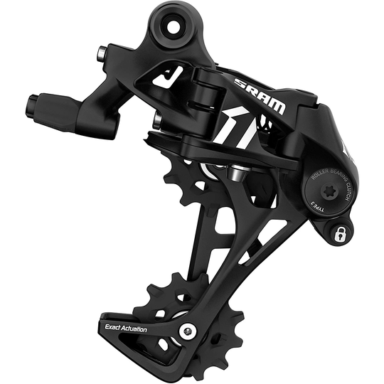 SRAM Apex 1 11 Speed Rear Derailleur - Long Cage} - Black, Black