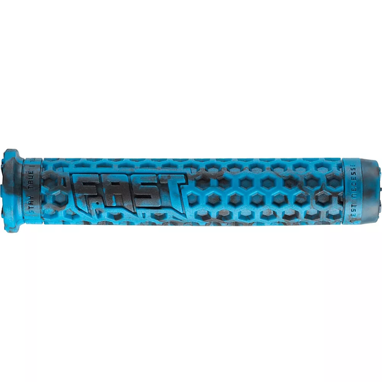 NS Bikes Hold Fast Unlocked MTB Handlebar Grips - Blue Black, Blue Black