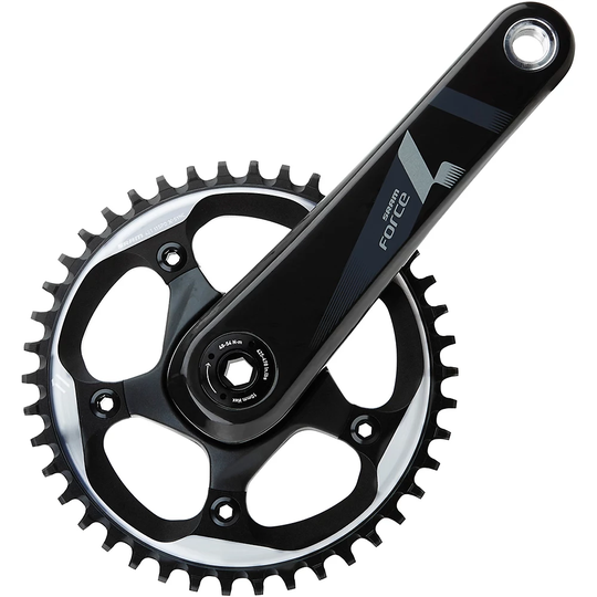 SRAM Force 1 1x11 Speed Cyclocross Chainset - Black - BB30}, Black