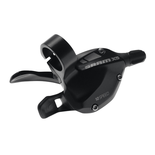 SRAM X5 10 Speed Trigger Shifter - Black - Right Hand Rear - 10sp}, Black