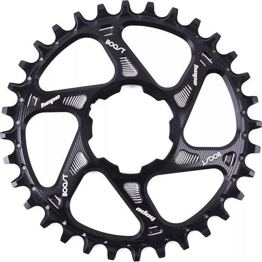 Hope Spiderless Retainer Ring Boost Chainring - Direct Mount - Black, Black