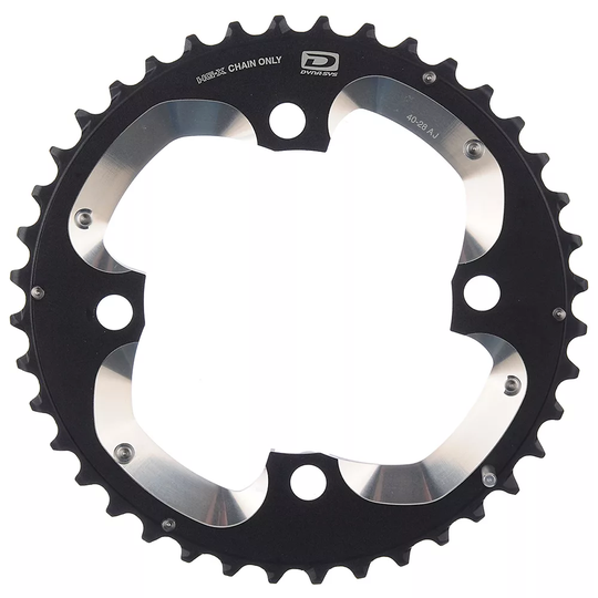 Shimano XT FCM785 10 Speed MTB Chainring - AJ Type - For 40.28t - Black, Black