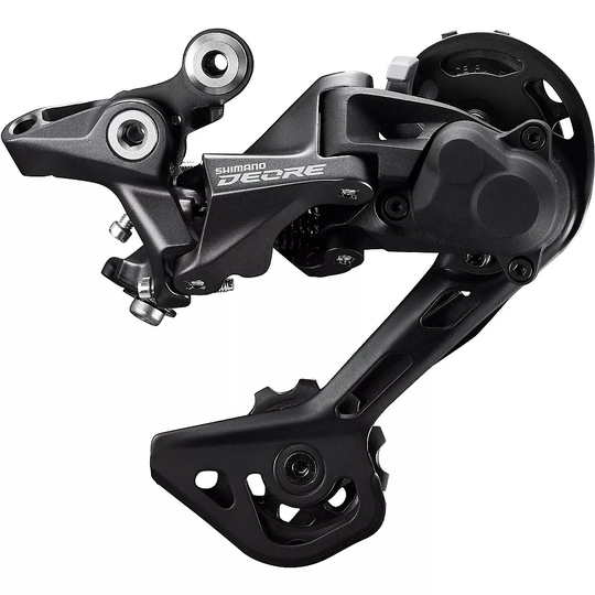 Shimano M5120 Deore 11Sp Shadow Rear Derailleur - Long Cage} - Black, Black