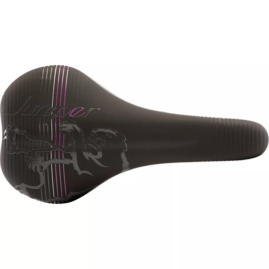 Chromag Juniper Women's MTB Saddle - 141mm Wide - Black - Purple, Black - Purple