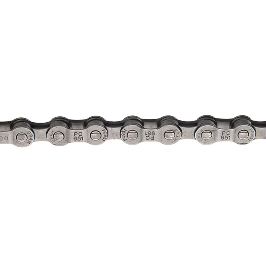 SRAM PC951 9 Speed Bike Chain - 114 Links} - Silver, Silver