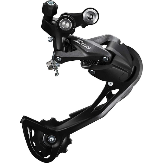 Shimano Altus M2000 9 Speed Rear Derailleur - SGS Long Cage} - Black, Black