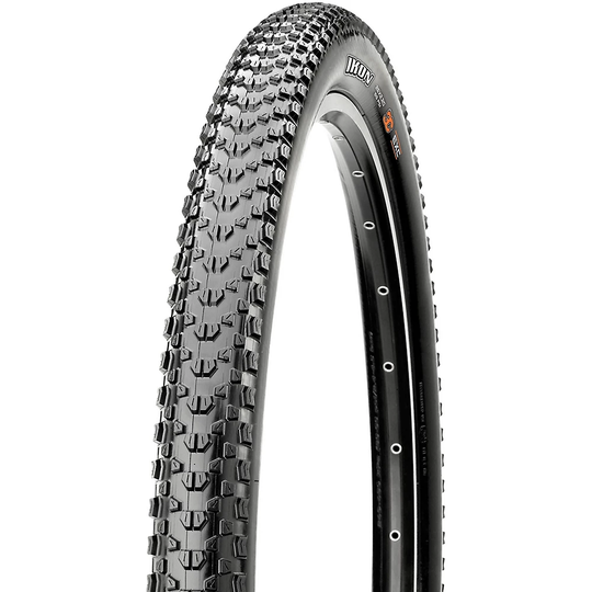 Maxxis Ikon MTB Folding Tyre (3C-EXO-EXC-TR) - Folding Bead - Black, Black