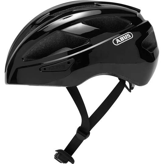Abus Macator Road Helmet - L} - Black, Black