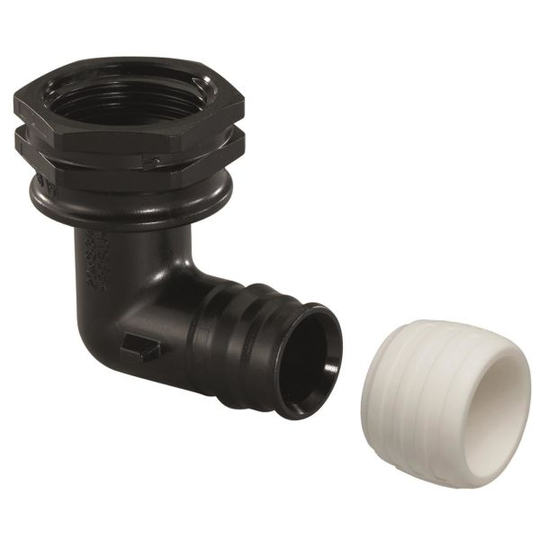 Uponor 1880262 Kulma-adapteri 20 x 20 mm, juoksumutterilla G1/2