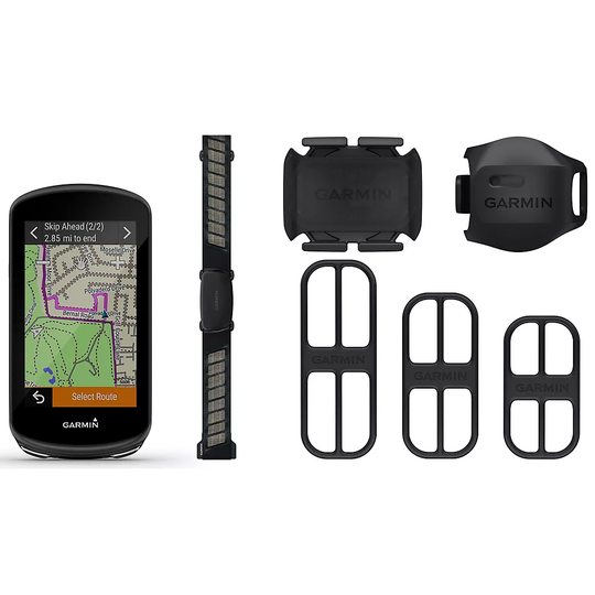 Garmin Edge 1030 Plus GPS Computer Bundle - Black, Black