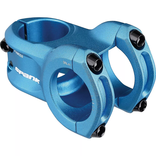 Spank SPOON 318 Mountain Bike Stem - Blue - Length: 43mm}, Blue