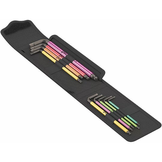 Wera Tools Bicycle Set 4 L-Key Toolset - 9 Piece} - Multi Coloured, Multi Coloured