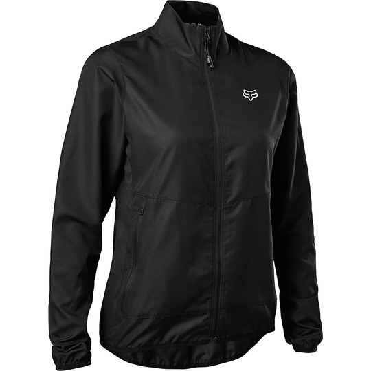 Fox Racing Women's Ranger Wind Jacket AW22 - XL} - Black, Black