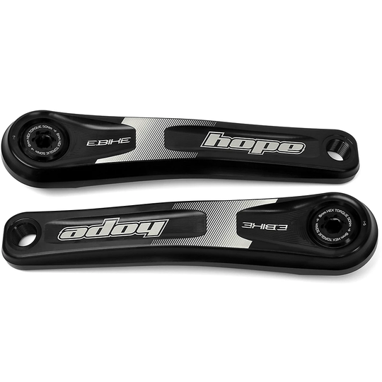 Hope Electric Bike Mountain Bike Crankset - Black, Black