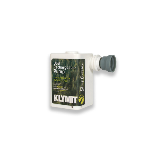 Klymit ladattava USB pumppu makuualustalle
