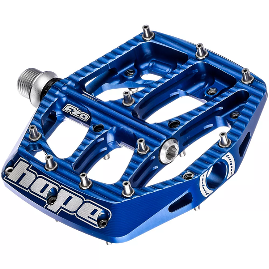 Hope F20 Flat Pedals - Blue, Blue
