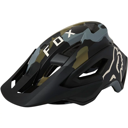 Fox Racing Speedframe Pro MTB Helmet (MIPS) - S} - Green Camo, Green Camo