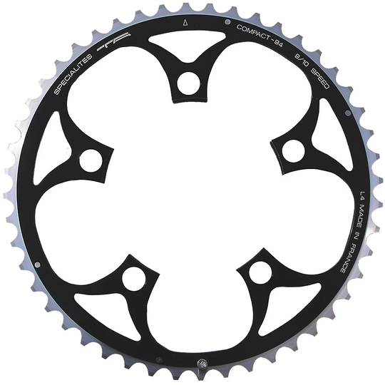 TA 5-Arm MTB Outer Chain Ring (94 BCD) - 5-Bolt - Black, Black