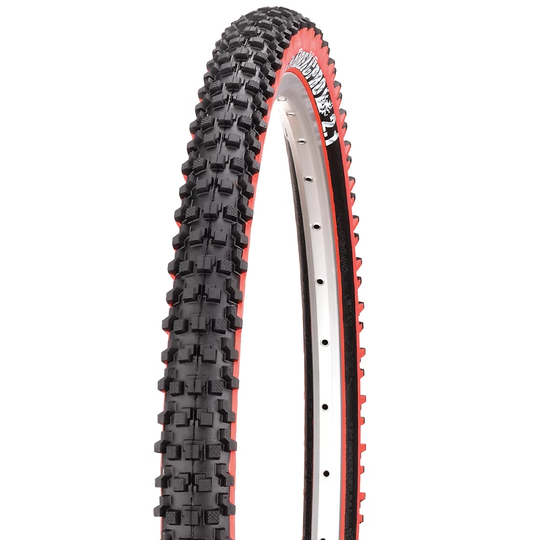 Panaracer Fire XC Pro Comp TLC MTB Tyre - Folding - Black - Red, Black - Red
