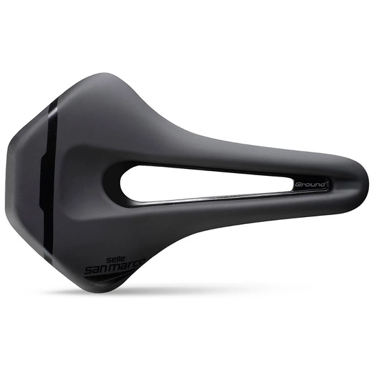 Selle San Marco GrouND Sport Saddle - Wide - Black, Black