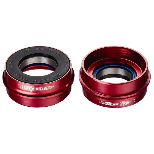 FSA BB30-MegaExo Adapter Bottom Bracket - 68-73mm} - Red, Red