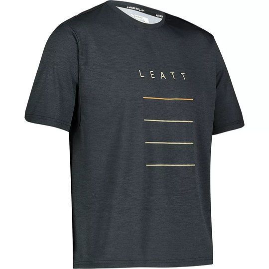 Leatt MTB Trail 1.0 Jersey - M} - BLK, BLK