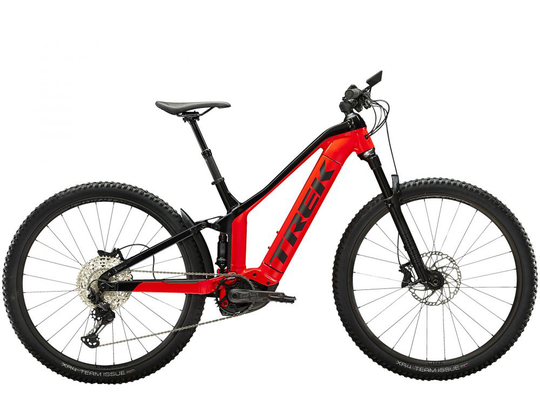 Trek Powerfly FS 7 2022 - Radioactive Red / Trek Black M
