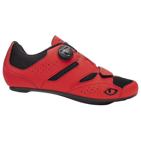 Giro Savix II Road Shoes - EU 40} - Bright Red, Bright Red