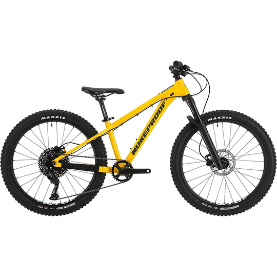 Nukeproof Cub-Scout 24 Race Mountain Bike - NP Factory Yellow - 24"}, NP Factory Yellow