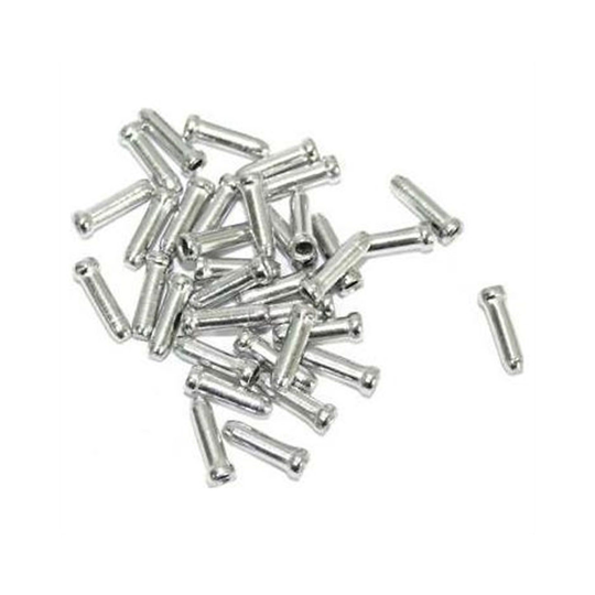 Transfil Anti-Fray Inner Cable End Caps (100pk) - One Size} - Silver, Silver