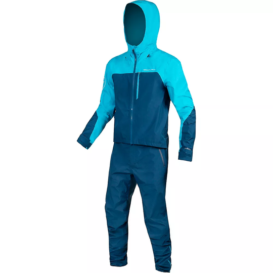 Endura SingleTrack One Piece MTB Suit - L} - Blueberry, Blueberry