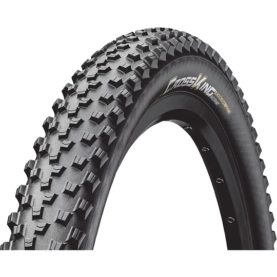 Continental Cross King Folding RaceSport MTB Tyre - Black - 26"}, Black