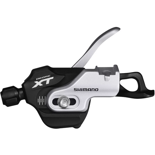 Shimano Deore XT M780 RapidFire Pods - Black-Silver - LH 2-3sp I-Spec}, Black-Silver
